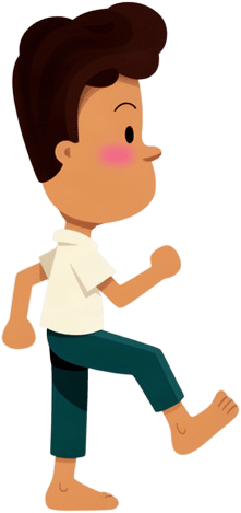 Running Boy Profile