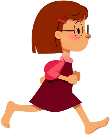 Running Girl Profile