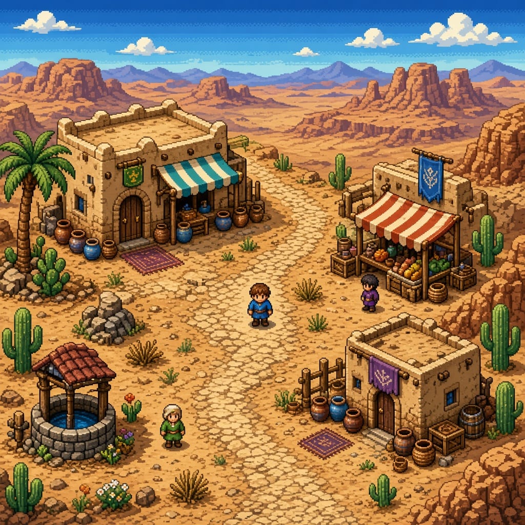 Small Desert Village