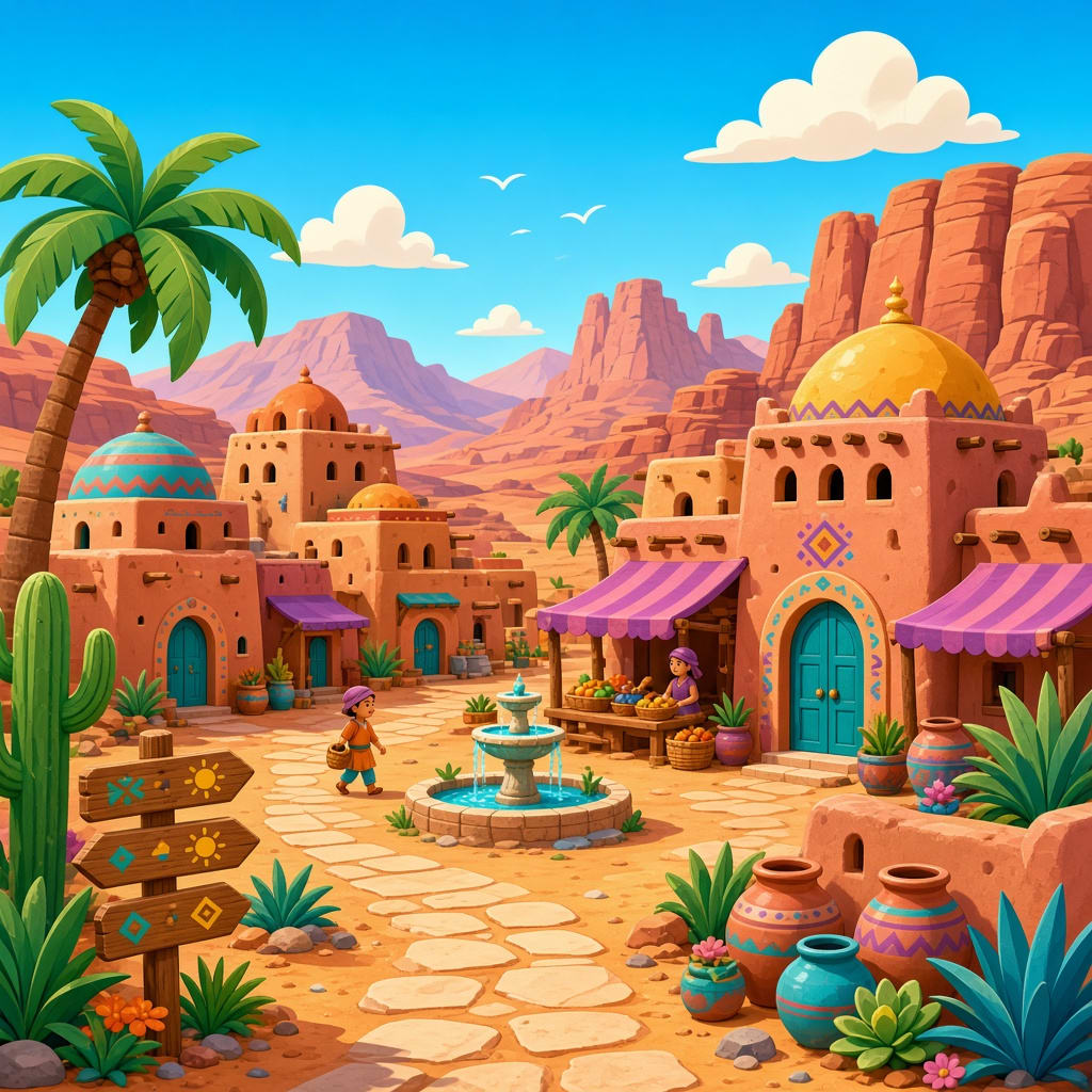 Small Desert Village
