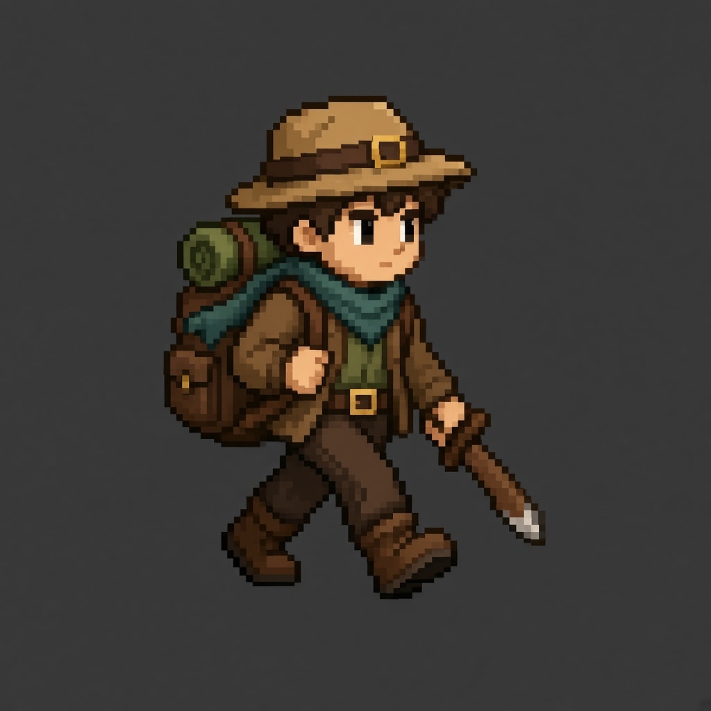 Explorer Game Character
