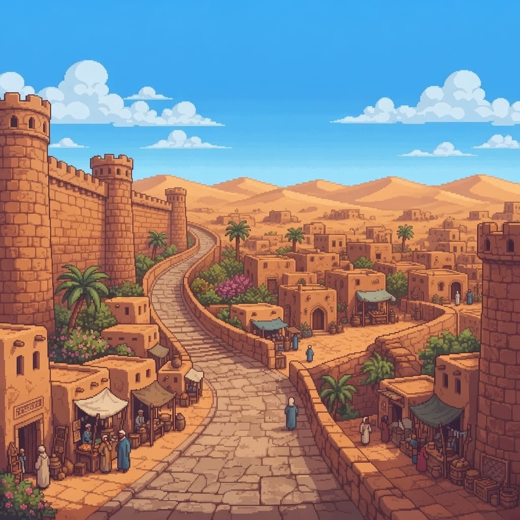 Small Desert Village