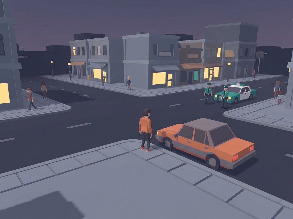 Chunky low-poly