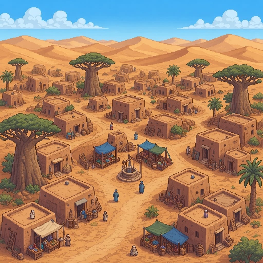 Small Desert Village (3)
