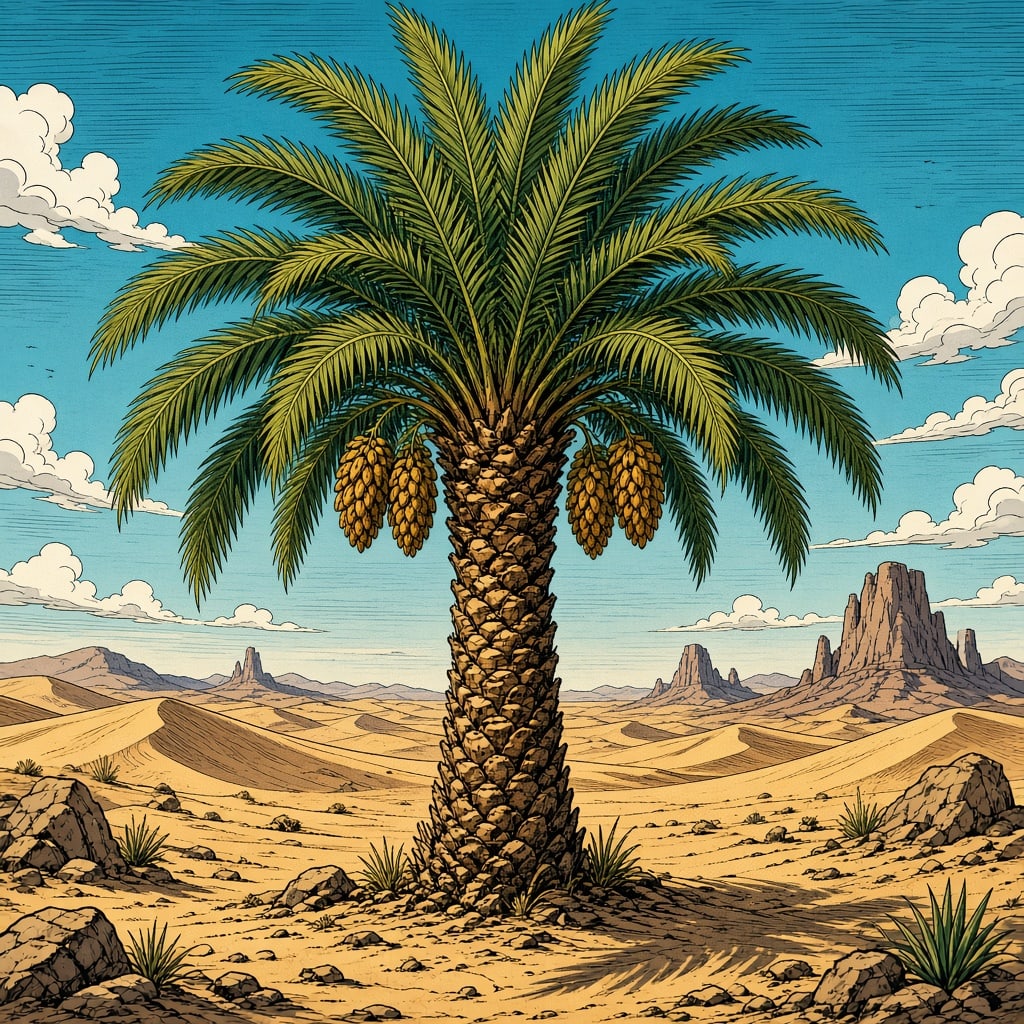 Desert Palm Tree (3)