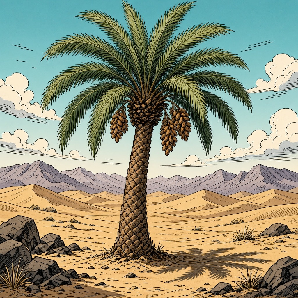 Desert Palm Tree