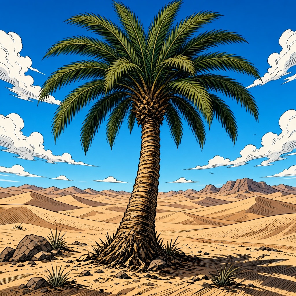 Desert Palm Tree (4)