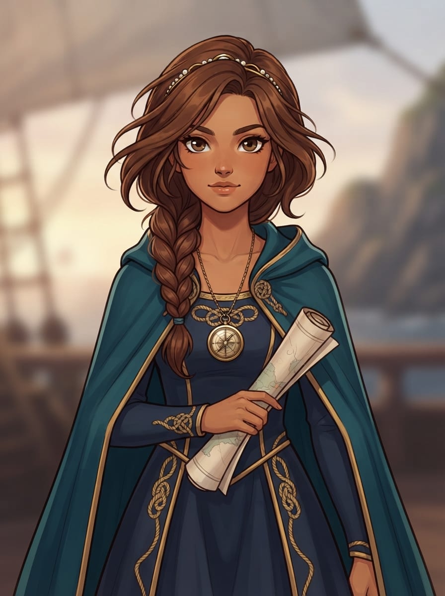 Portrait - spouse_explorer (illustrated princess)
