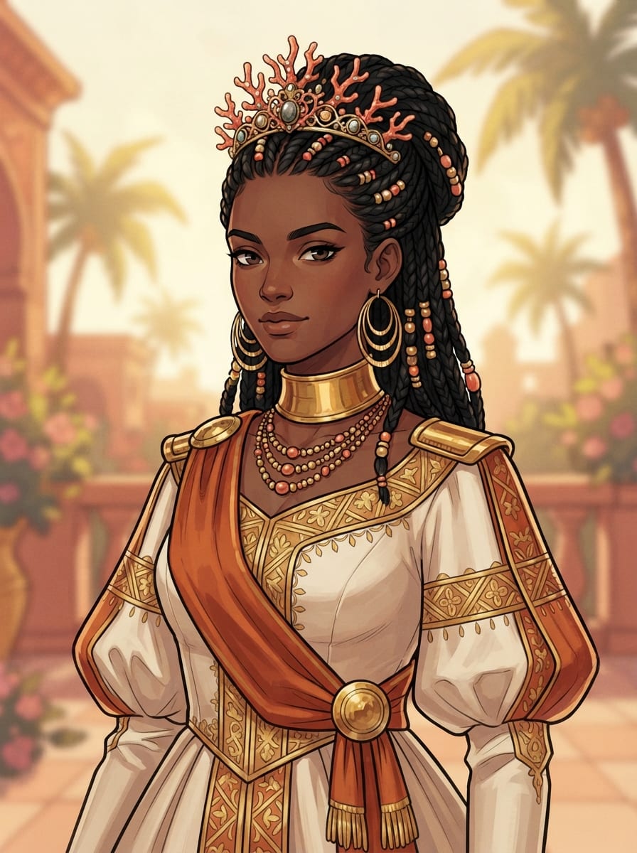 Portrait - spouse_diplomat (illustrated princess)