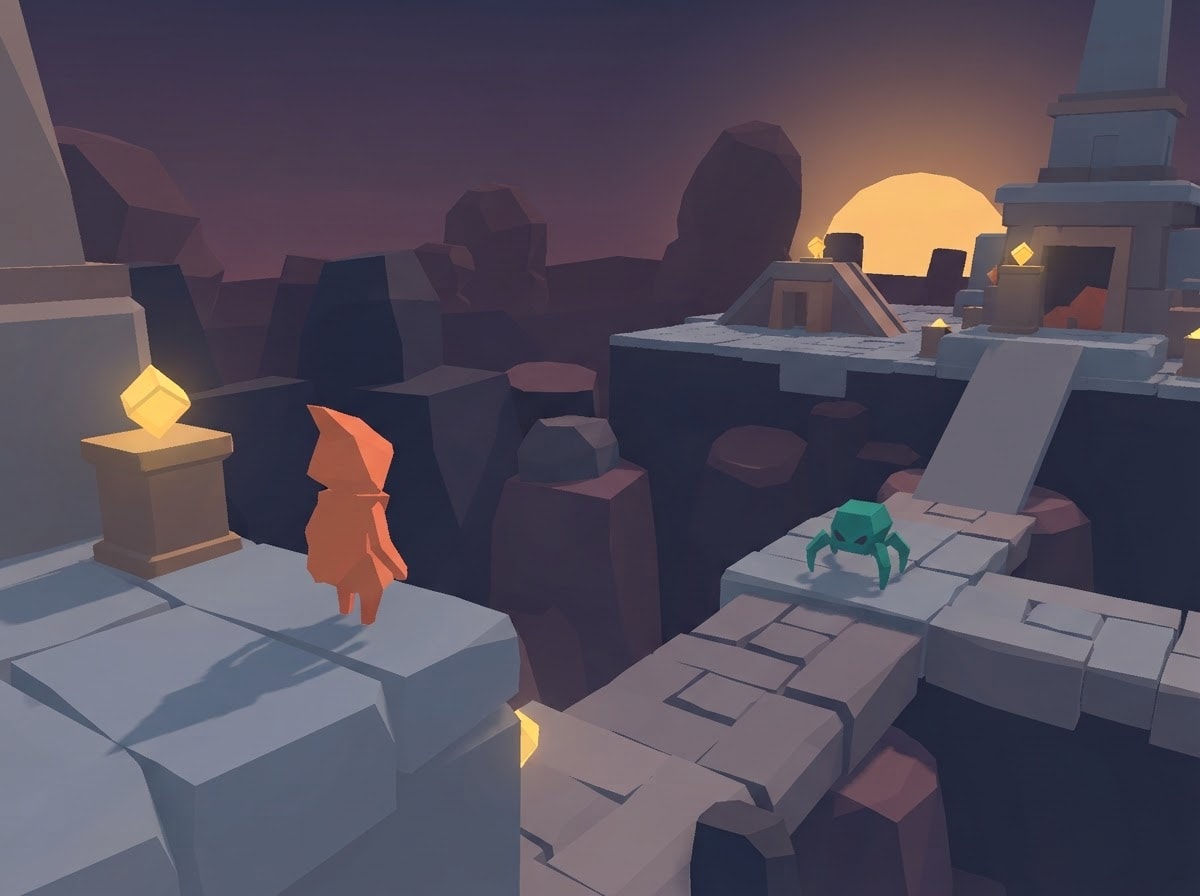 Chunky low-poly
