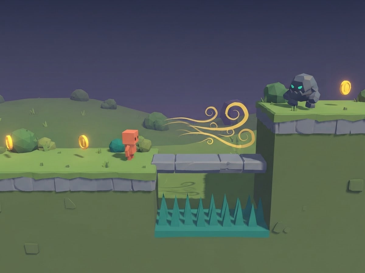 Chunky low-poly