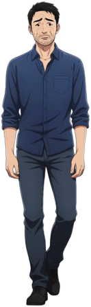 Concerned Man Character