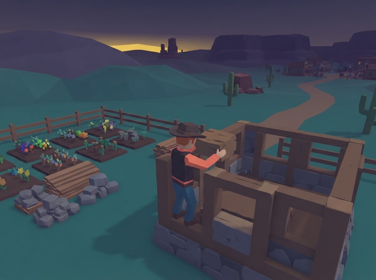 Chunky low-poly