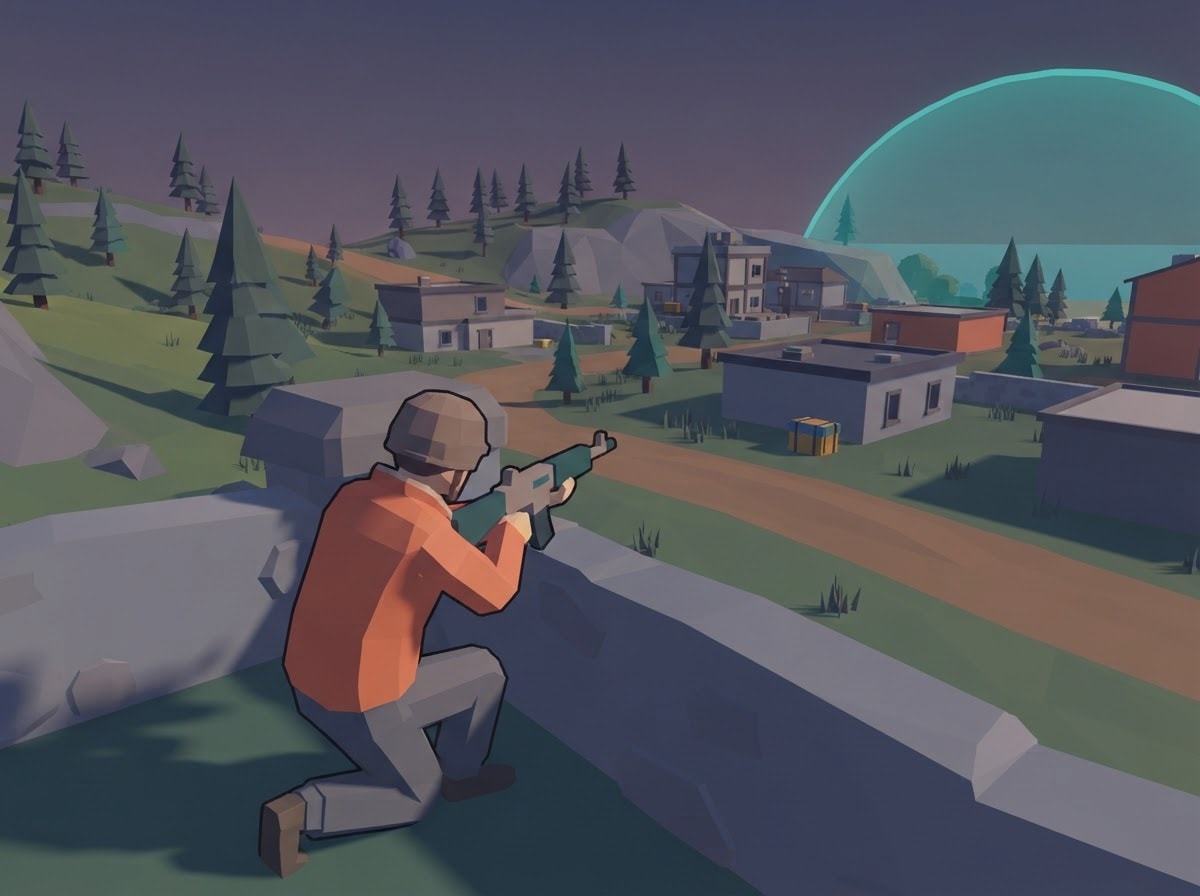 Chunky low-poly