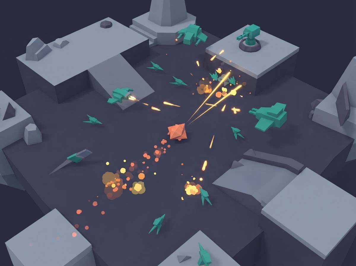 Chunky low-poly