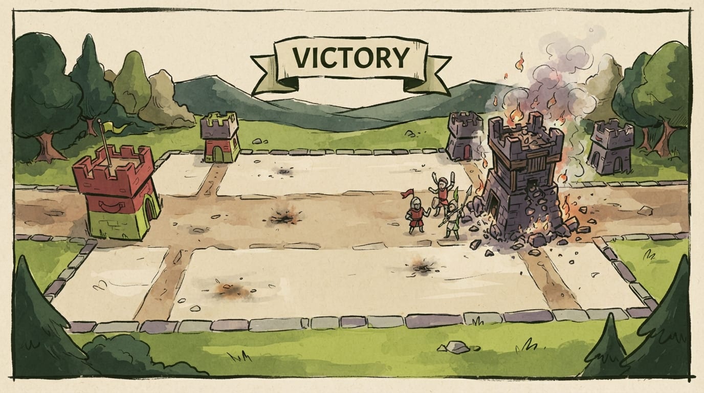 The win