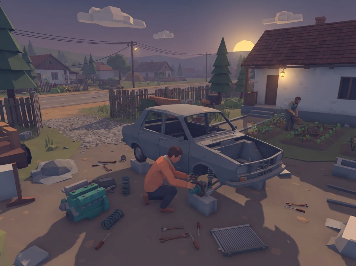 Chunky low-poly