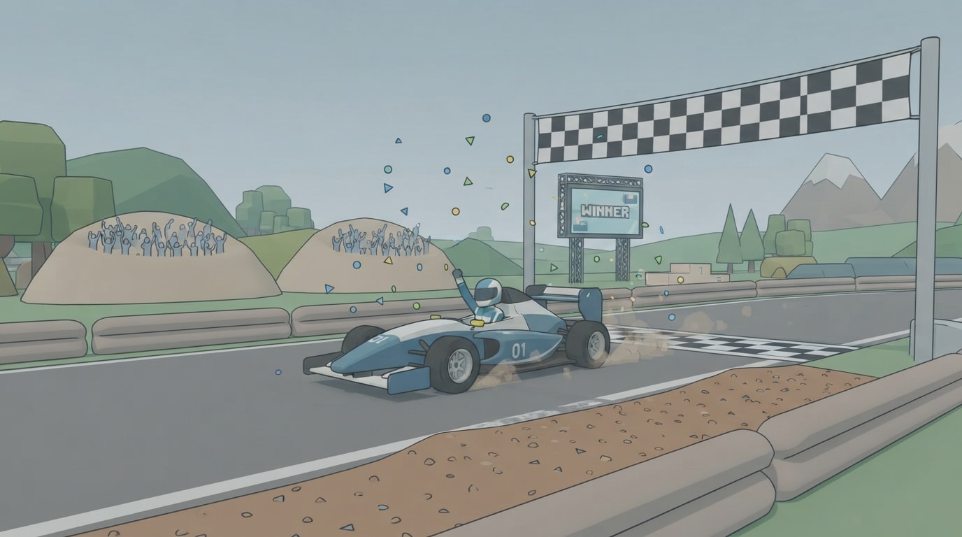The win