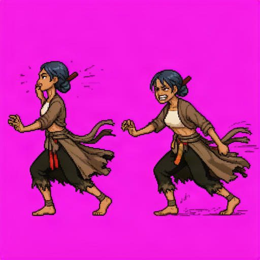 Pixel-art Sprite-sheet Character Sprite