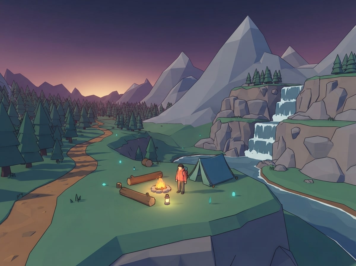 Chunky low-poly