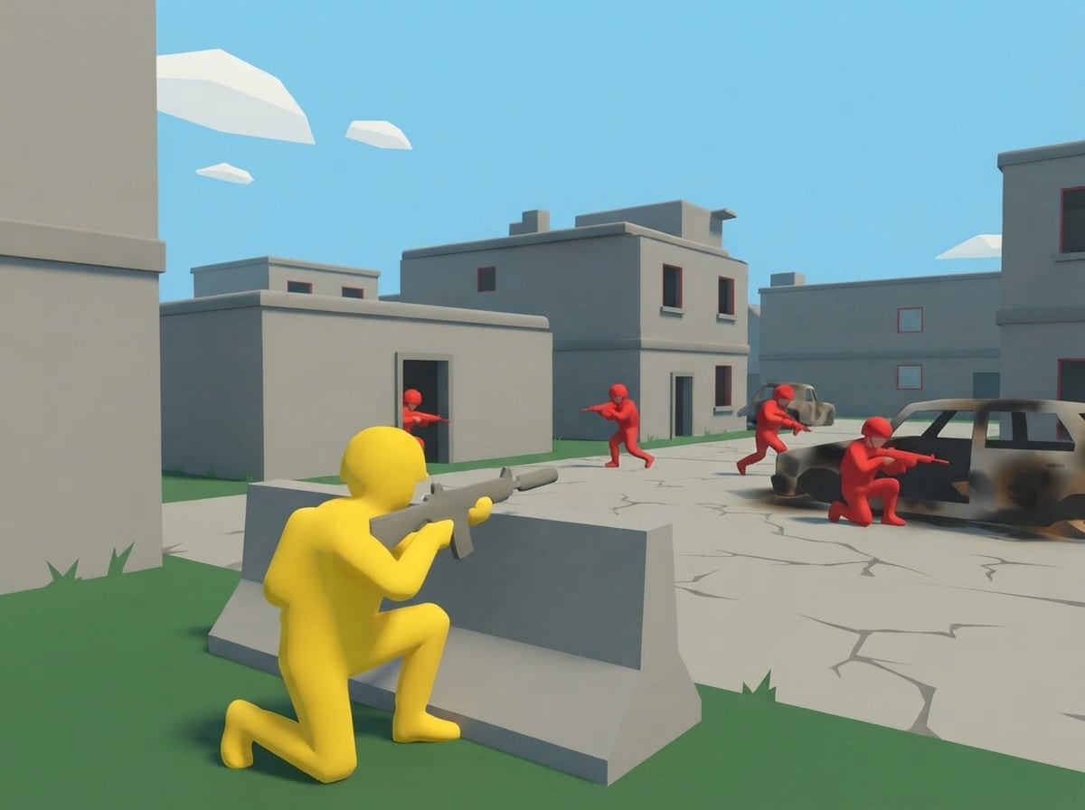 Flat colour — 3D