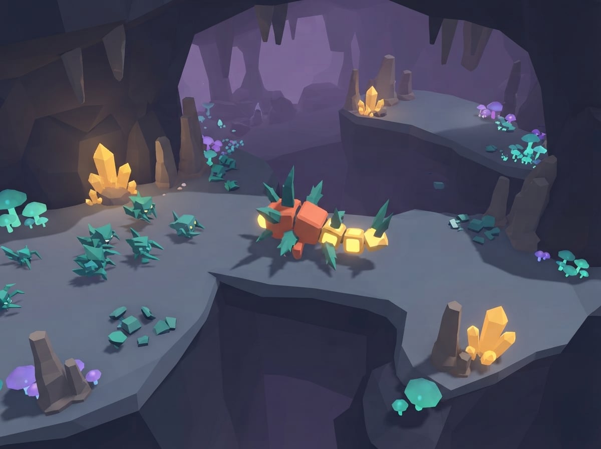 Chunky low-poly