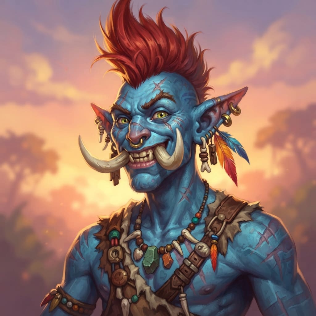 Troll portrait