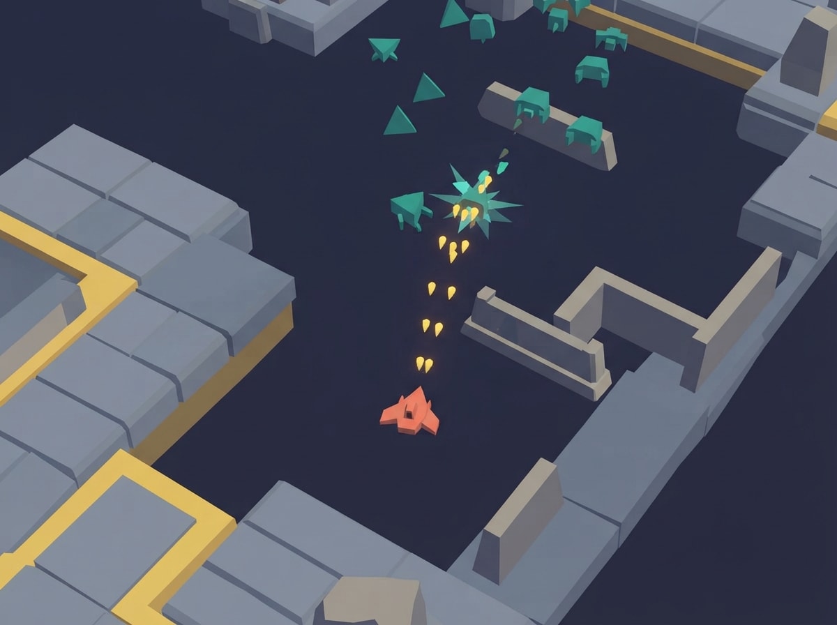 Chunky low-poly