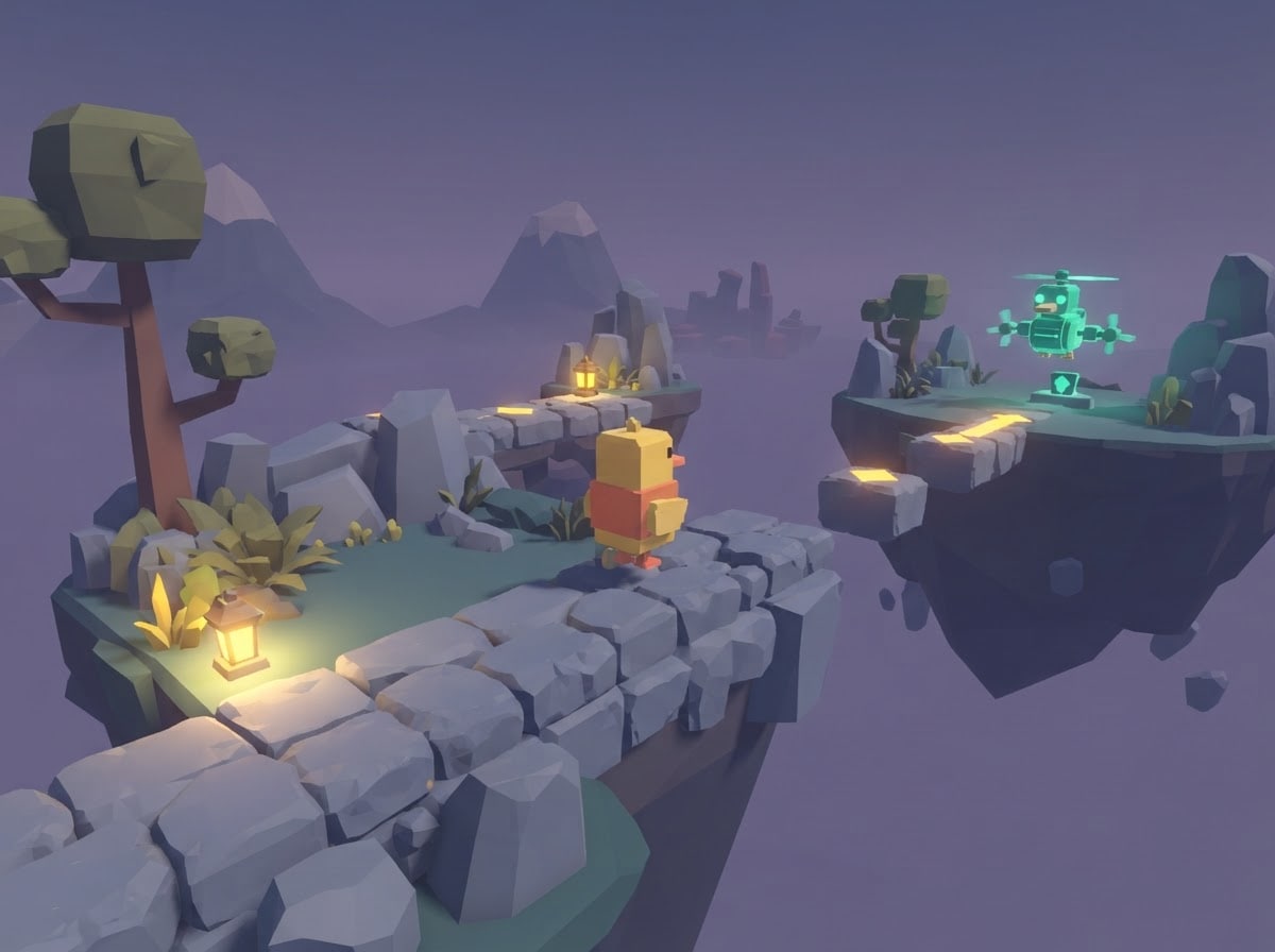 Chunky low-poly