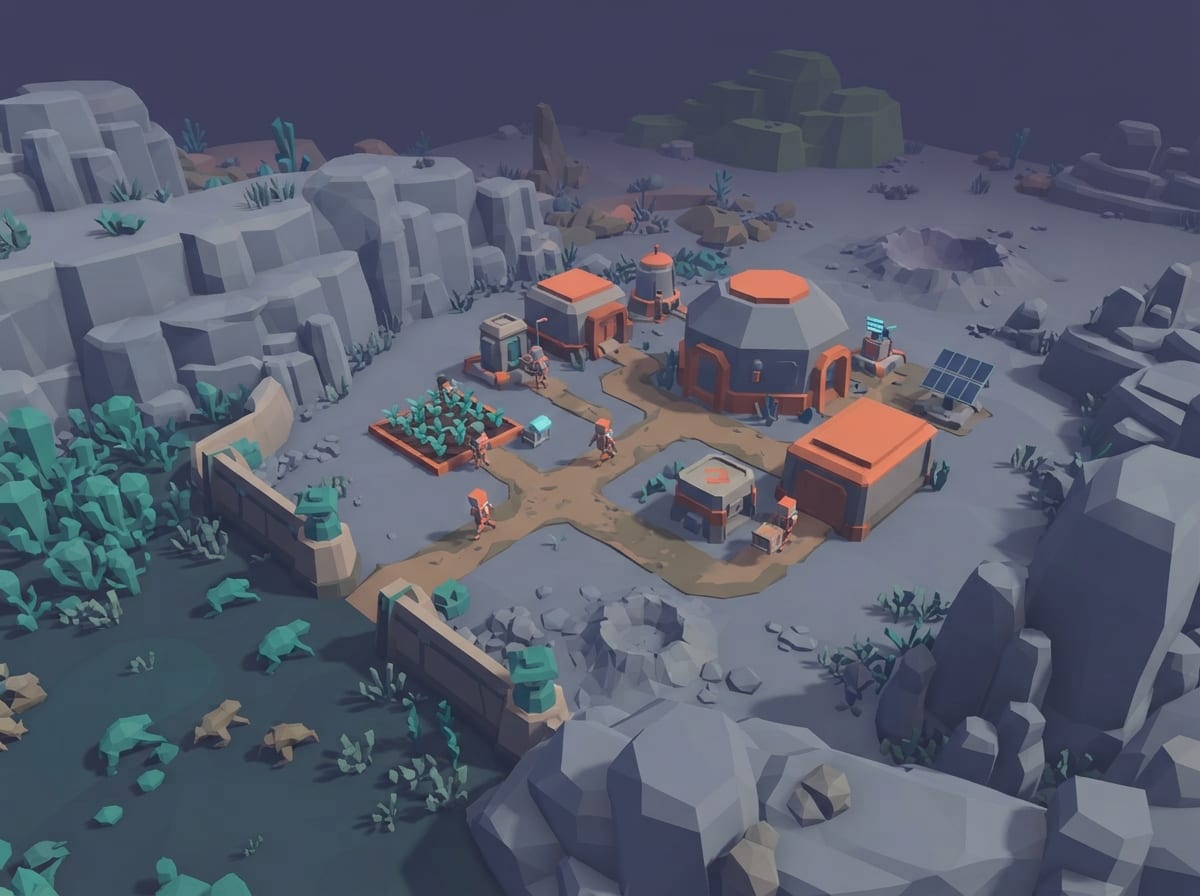 Chunky low-poly