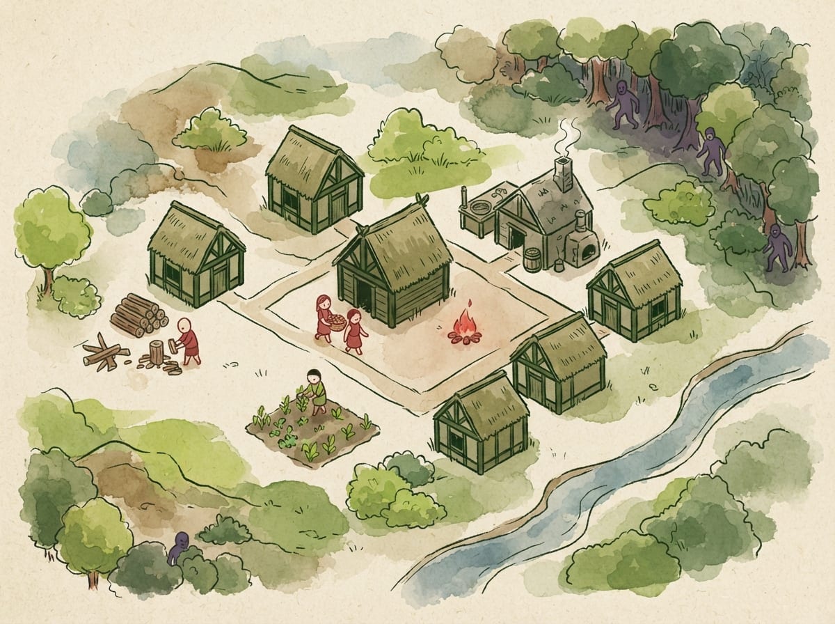 Hand-drawn