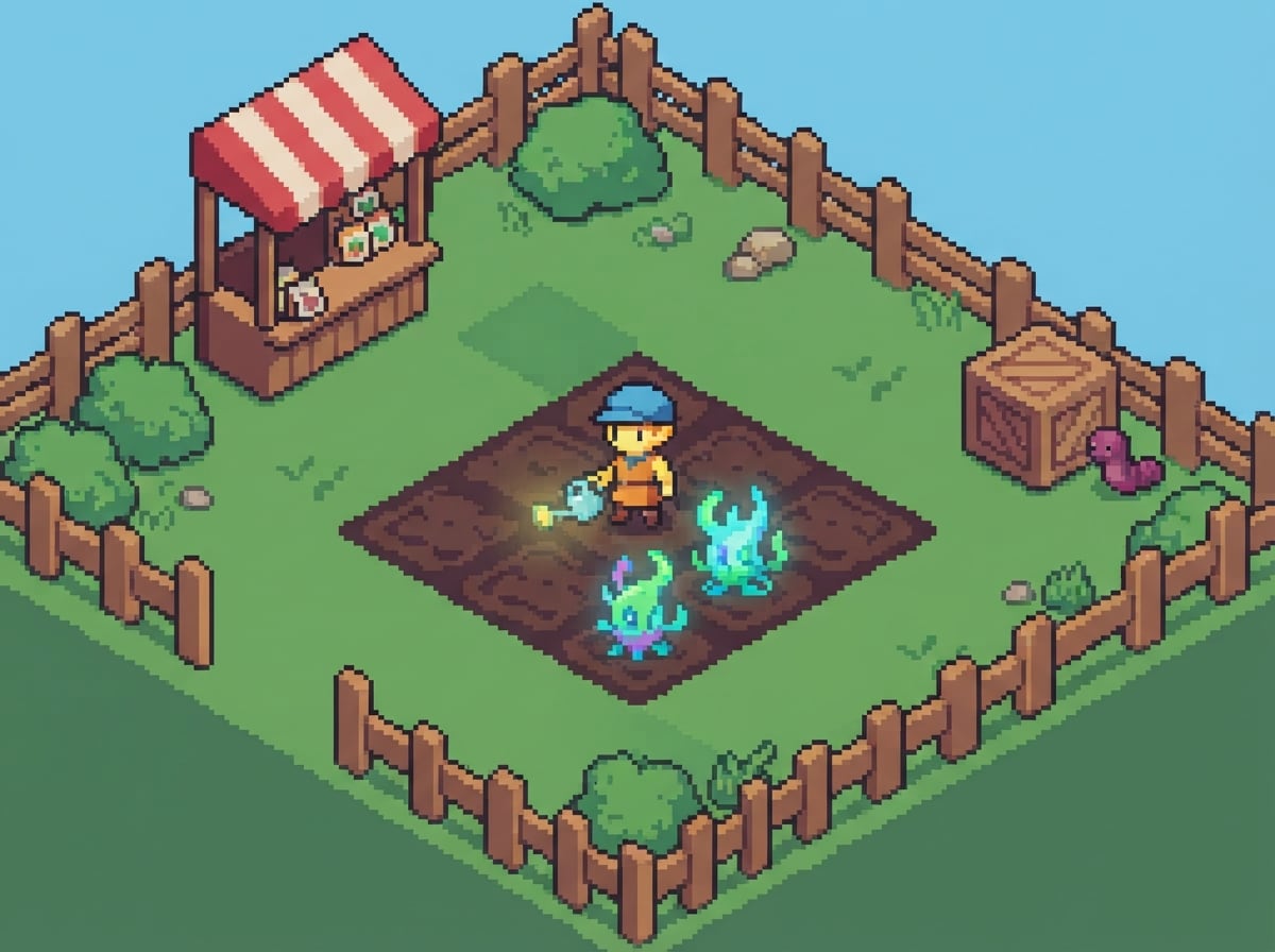Clean Pixel Garden