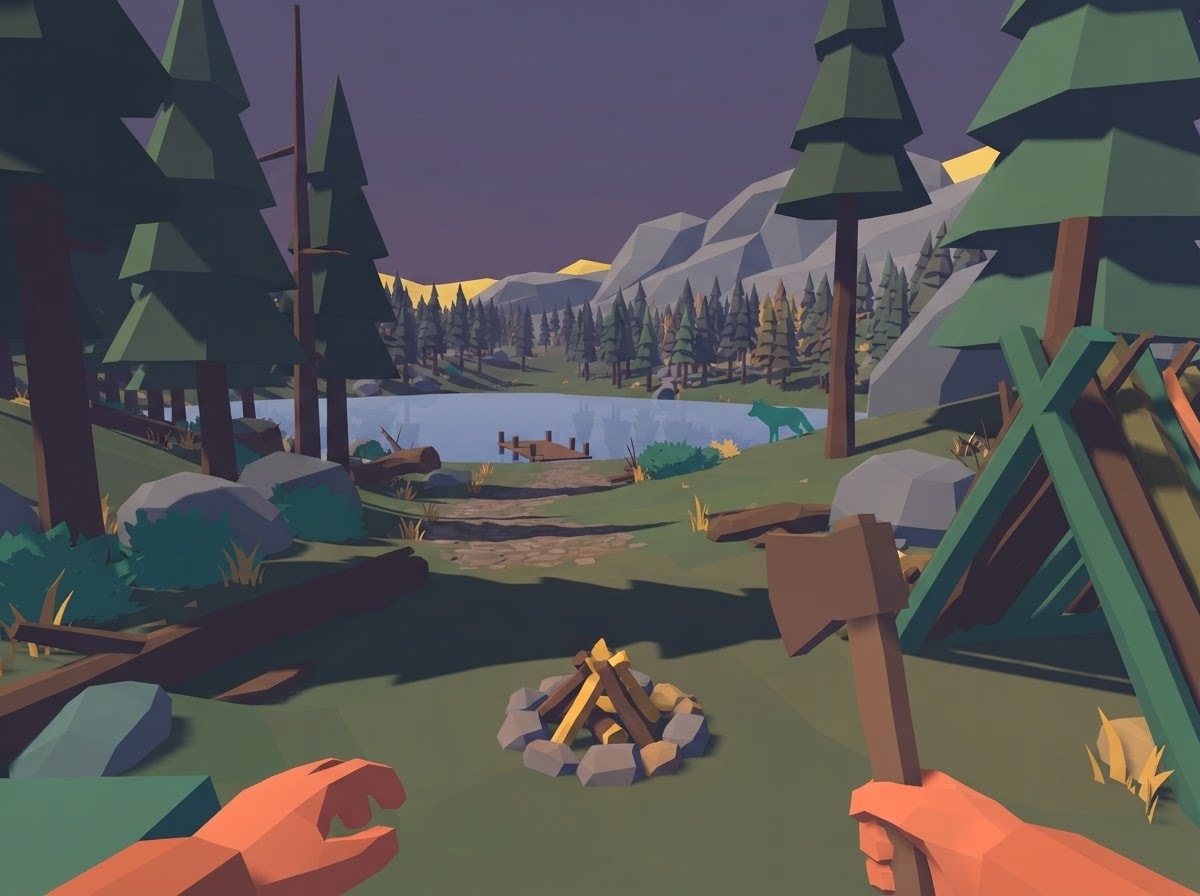 Chunky low-poly