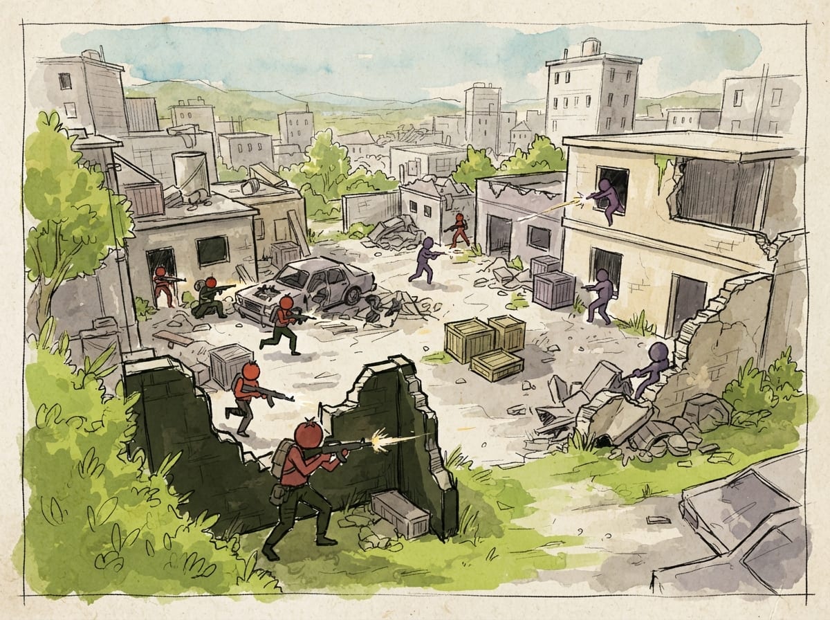 Hand-drawn