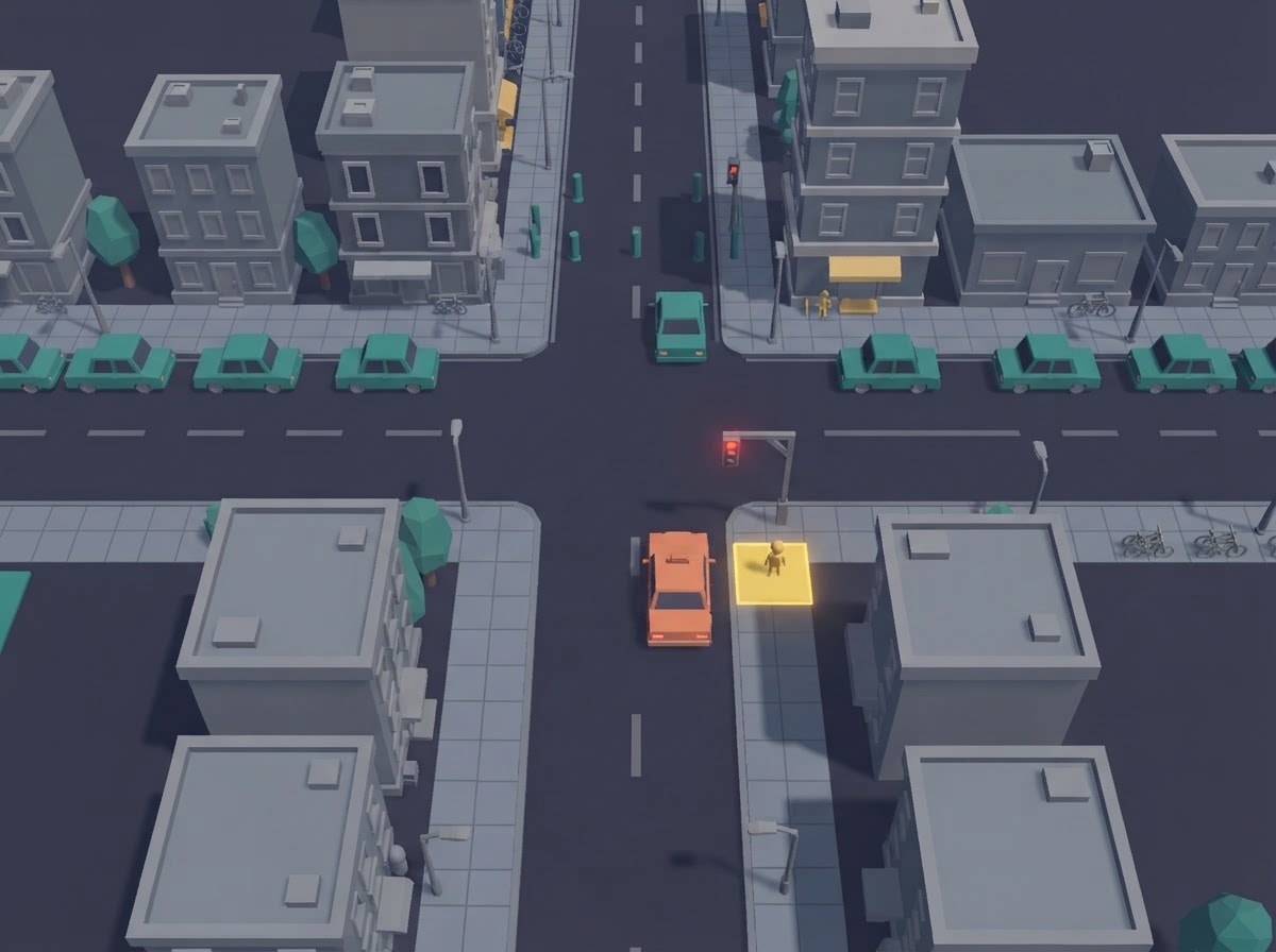 Chunky low-poly