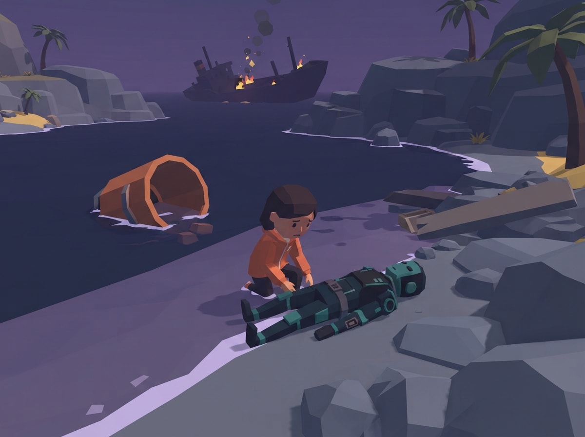Chunky low-poly