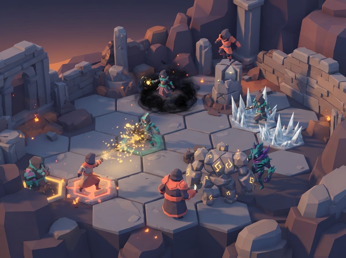 Chunky low-poly