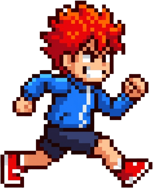 AKIRA runner sprite