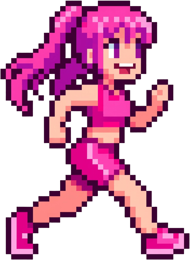 MIKA runner sprite