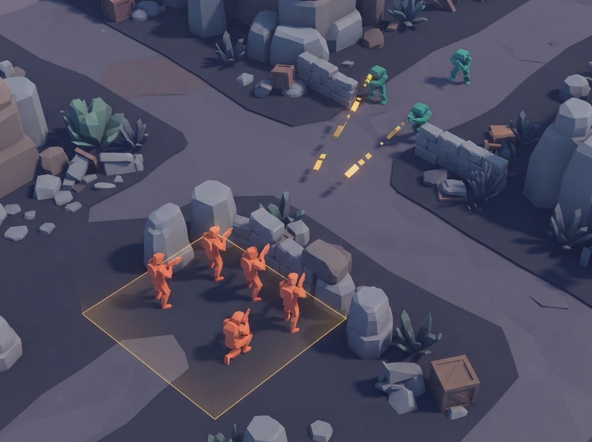 Chunky low-poly