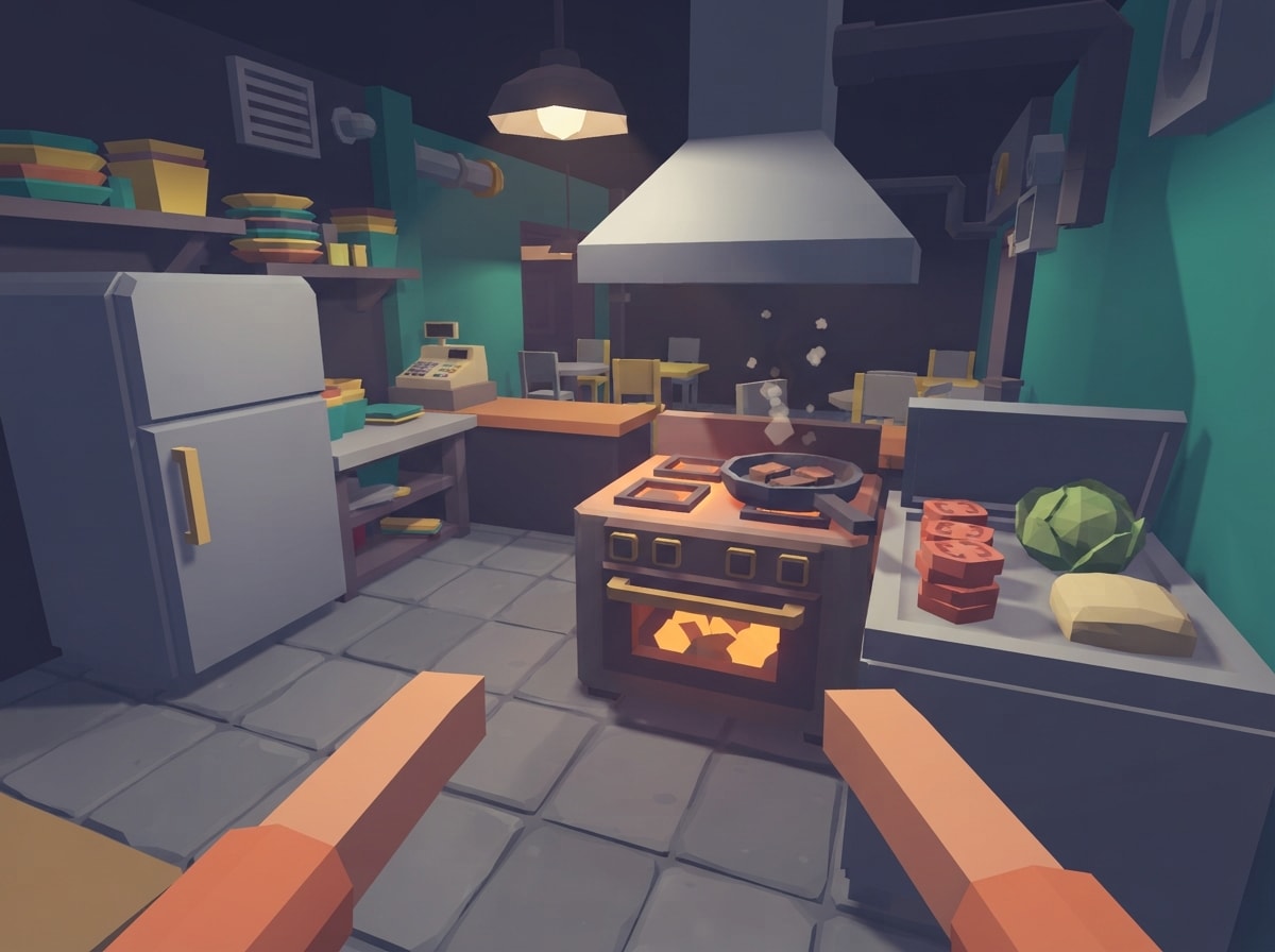 Chunky low-poly