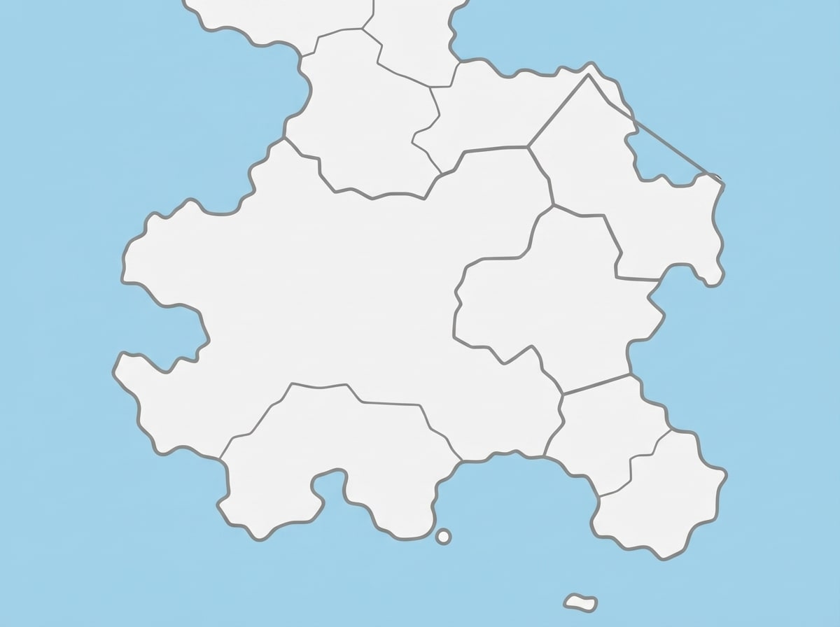 Flat colour · white map