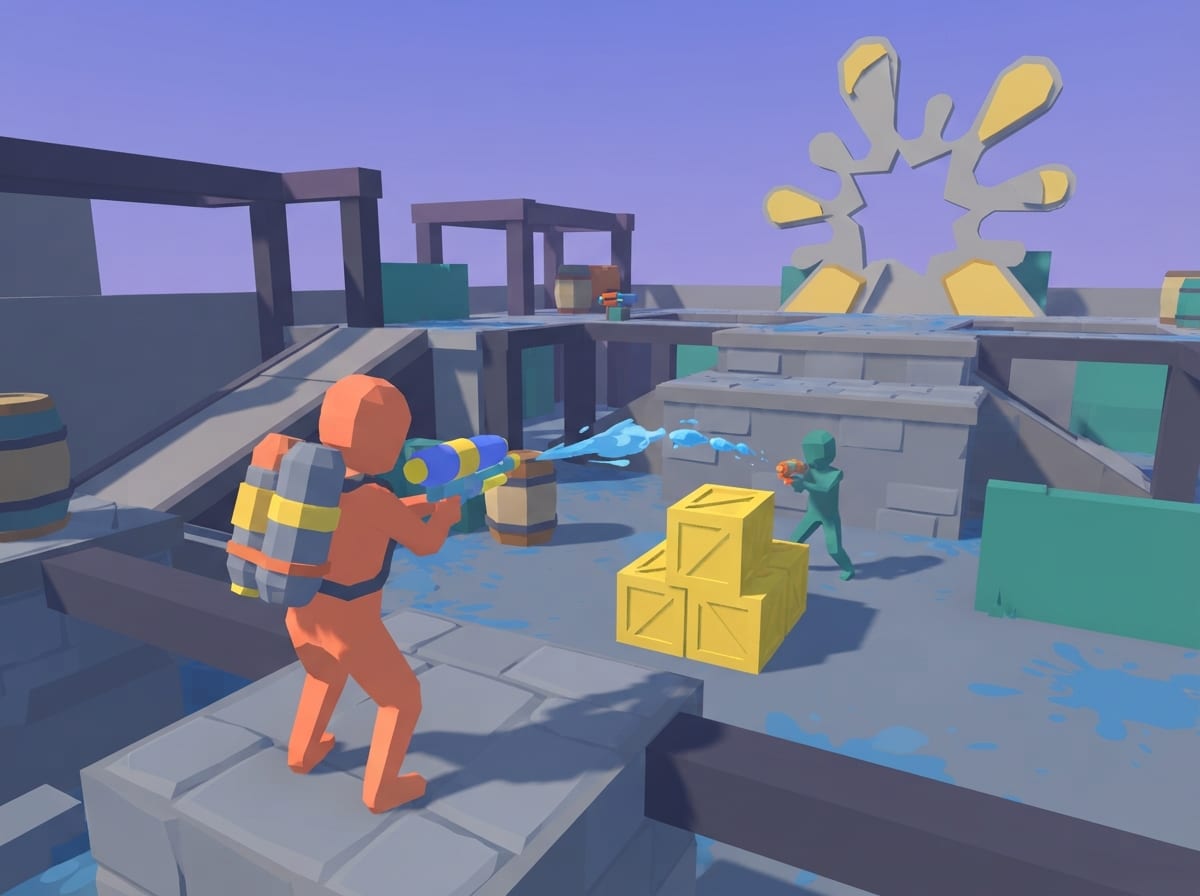 Chunky low-poly