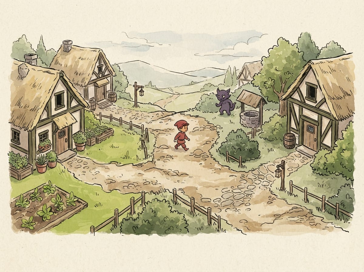 Hand-drawn