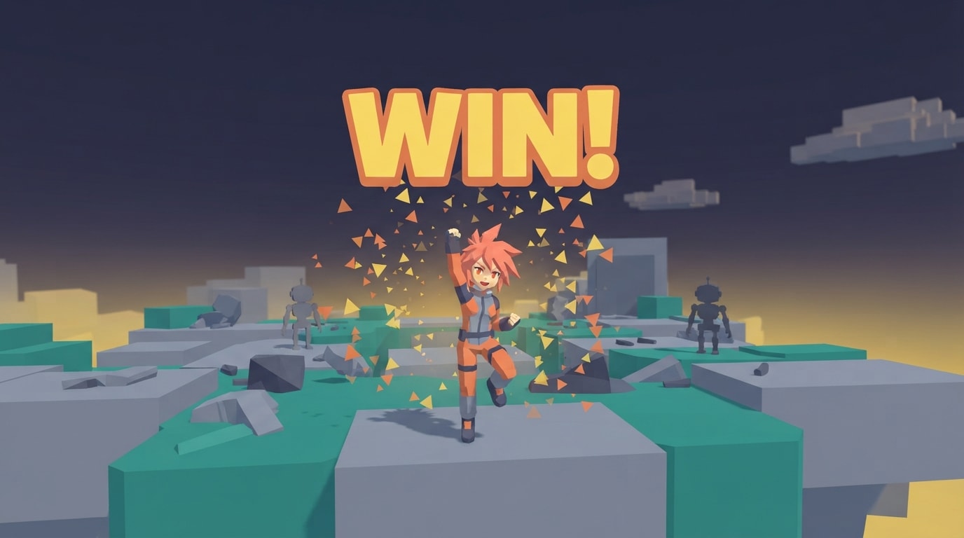 The win