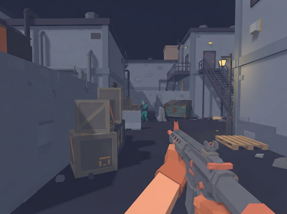 Chunky low-poly
