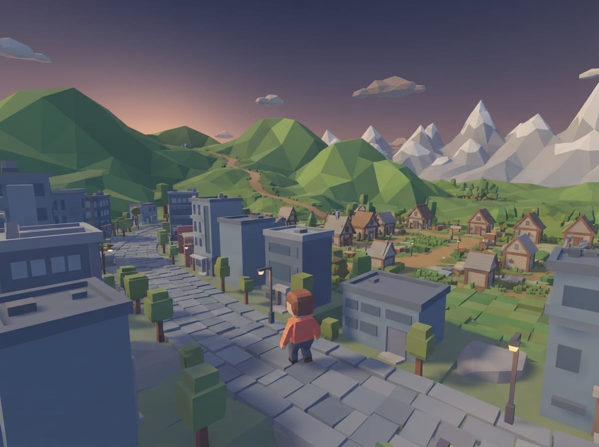 Chunky low-poly