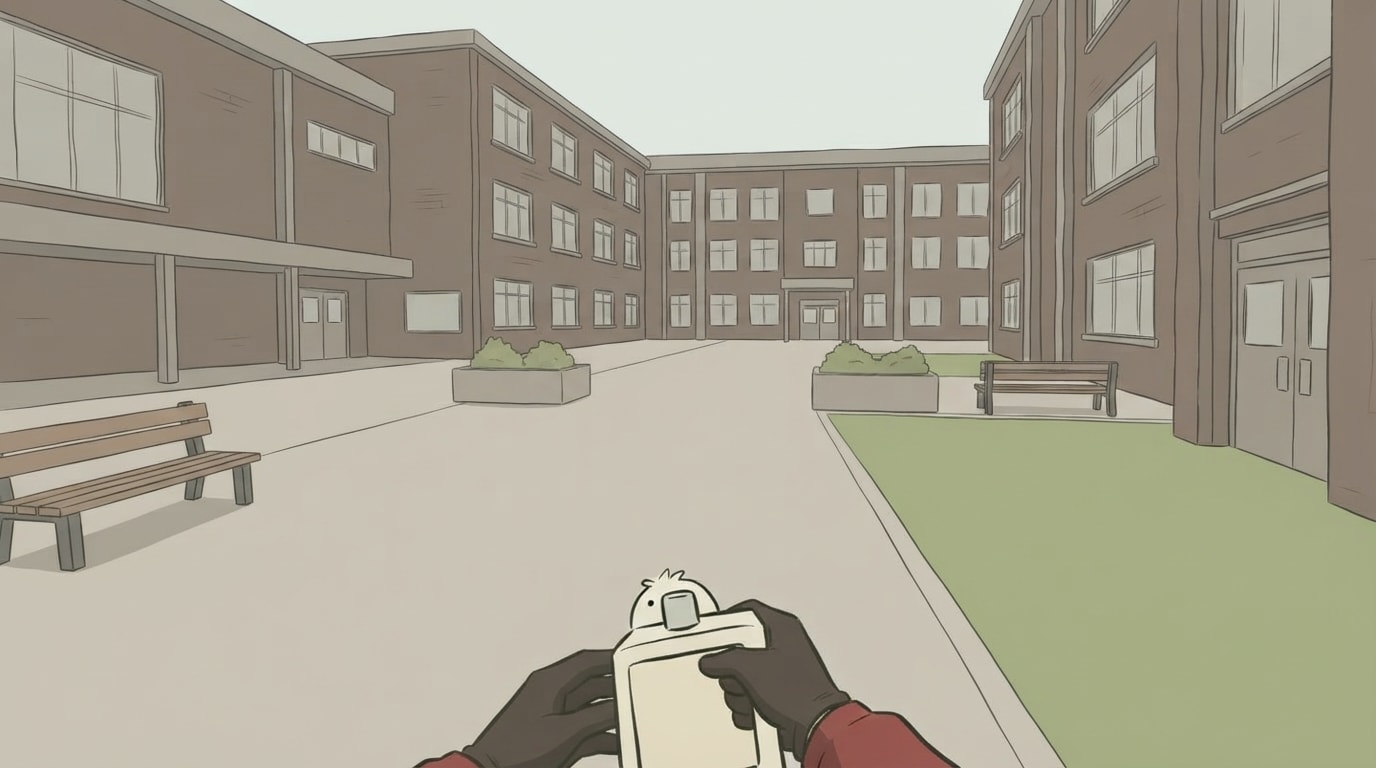 Open space, first-person
