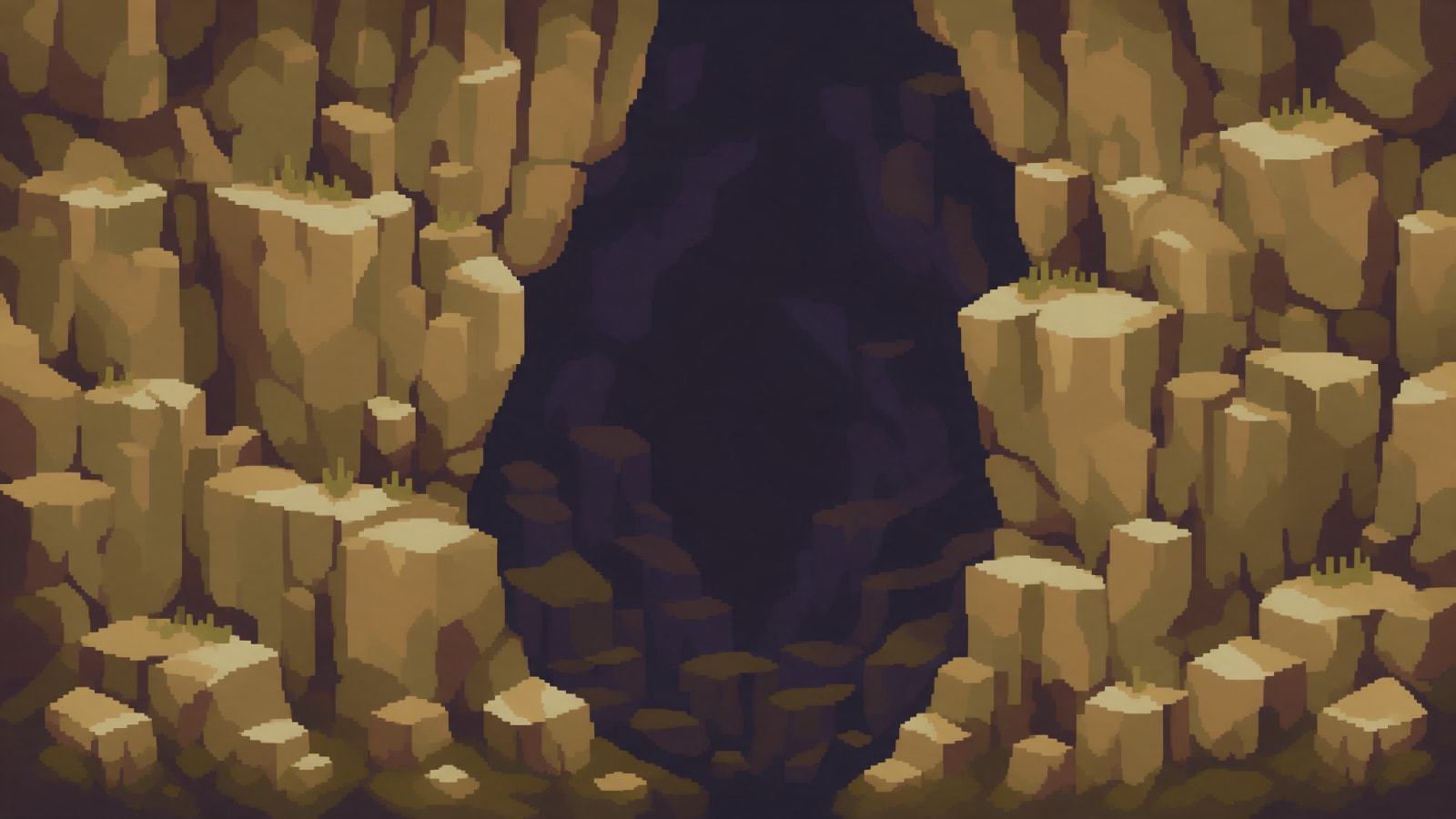 Pixel Cavern Backdrop