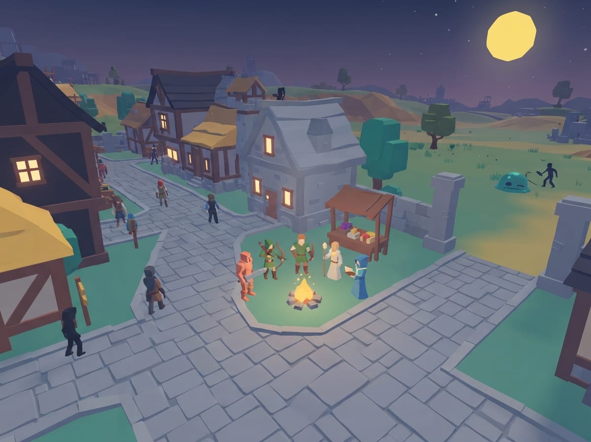 Chunky low-poly